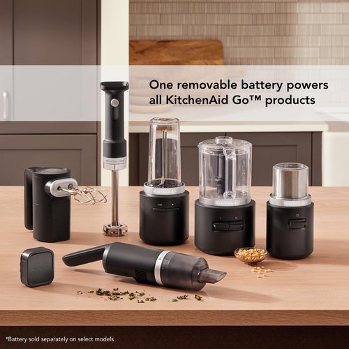KitchenAid Go™ Cordless Kitchen Vacuum - Battery Sold Separately, KKVR100, Black Matte
