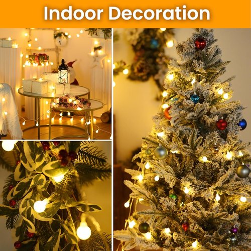 Dailyart Globe String Lights - 200 LED Waterproof Fairy Lights | 75FT with Remote Control & Adjustable Brightness