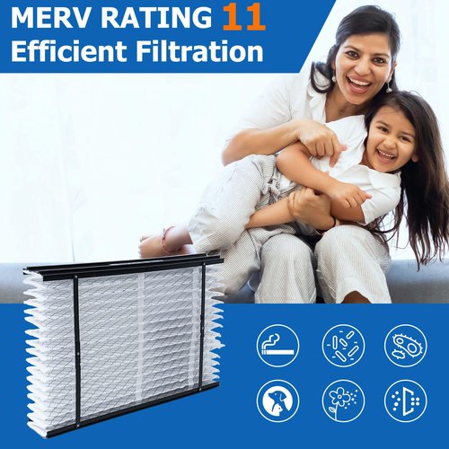 ShueBee 210 Replacement Filter Compatible with AprilAire Whole House Air Purifier 1210, 1620, 2210, 2216, 3210, 4200 Furnace Air Purifier, MERV 11 Filters, Size: 20x25x4, 2 Pack
