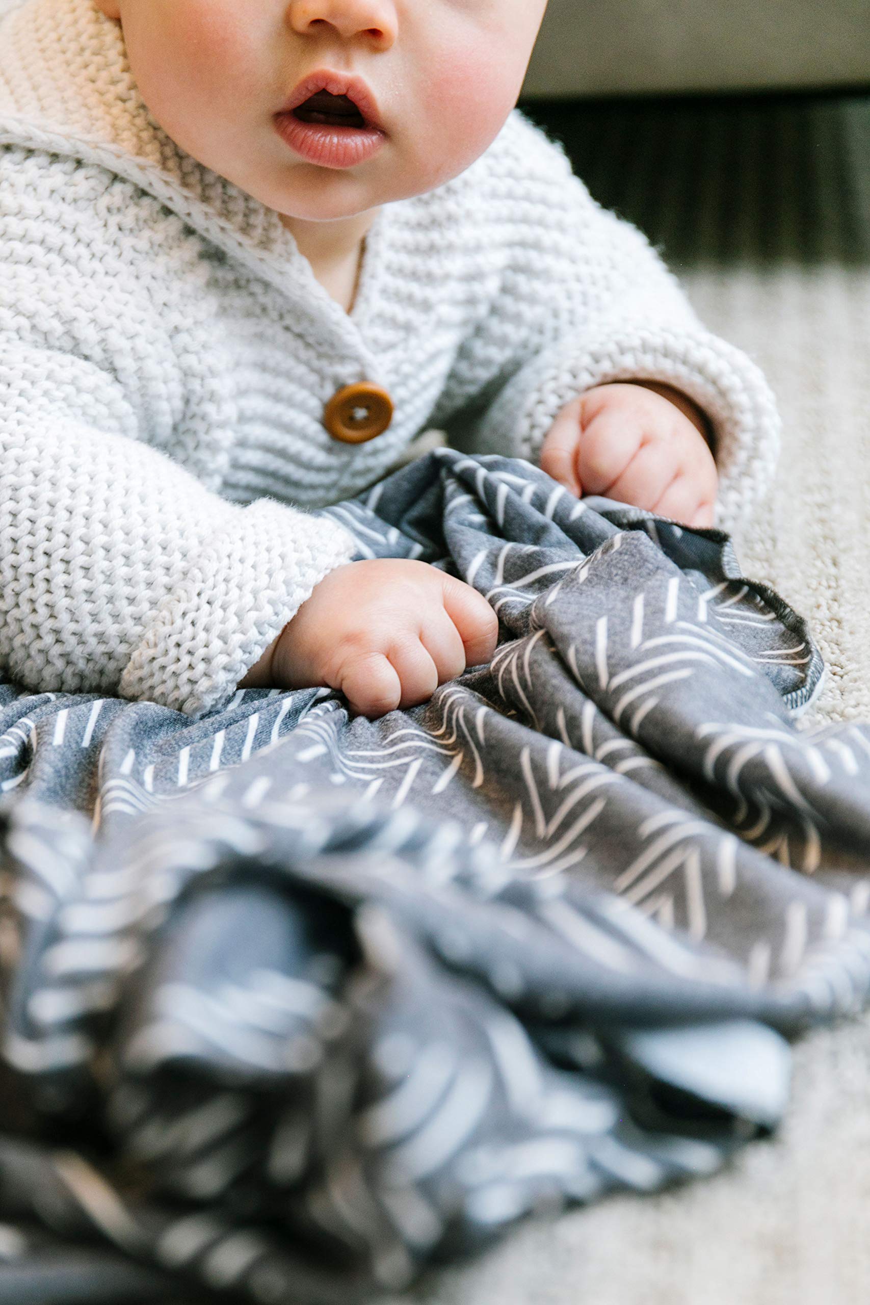 Copper Pearl Large Premium Knit Baby Swaddle Receiving Blanket Canyon