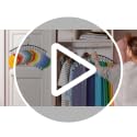 Black 3 Pack Skirt & Leggings Hangers with Clips - Space Saving Closet Organizer