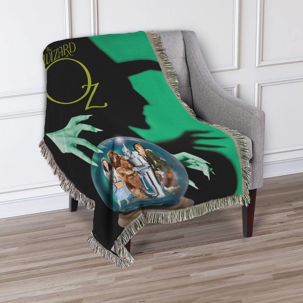 Northwest Wizard of Oz Woven Tapestry Throw Blanket, 48" x 60", Expecting Company