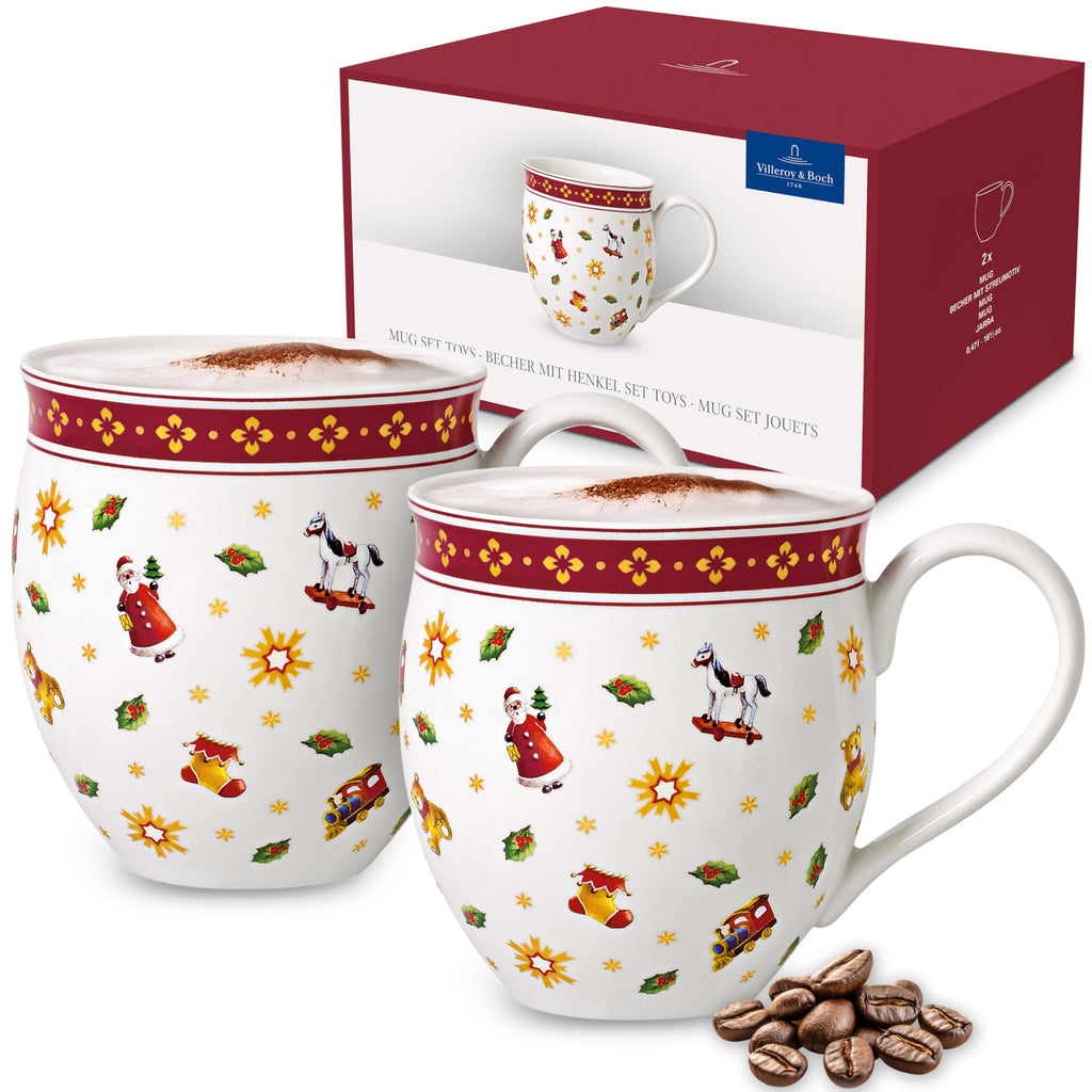 Villeroy & Boch Delight 2-Pieces Mug Set, 2 Count (Pack of 1), White