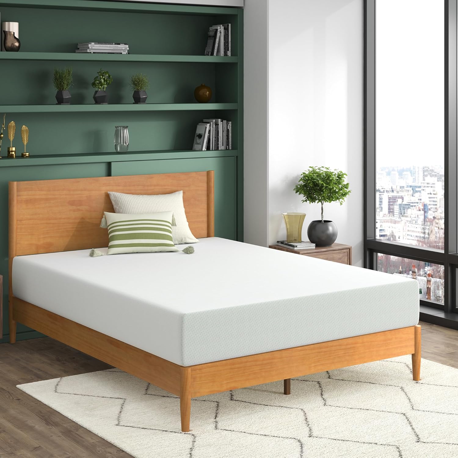 ZINUS Memory Foam Mattress - 10 Inch Twin Size with Green Tea Infusion for Enhanced Comfort