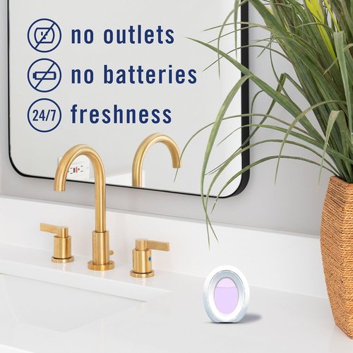 Febreze Bathroom Air Freshener - Odor-Fighting Plug-In Alternative | Lilac & Peach Scents, 4ct
