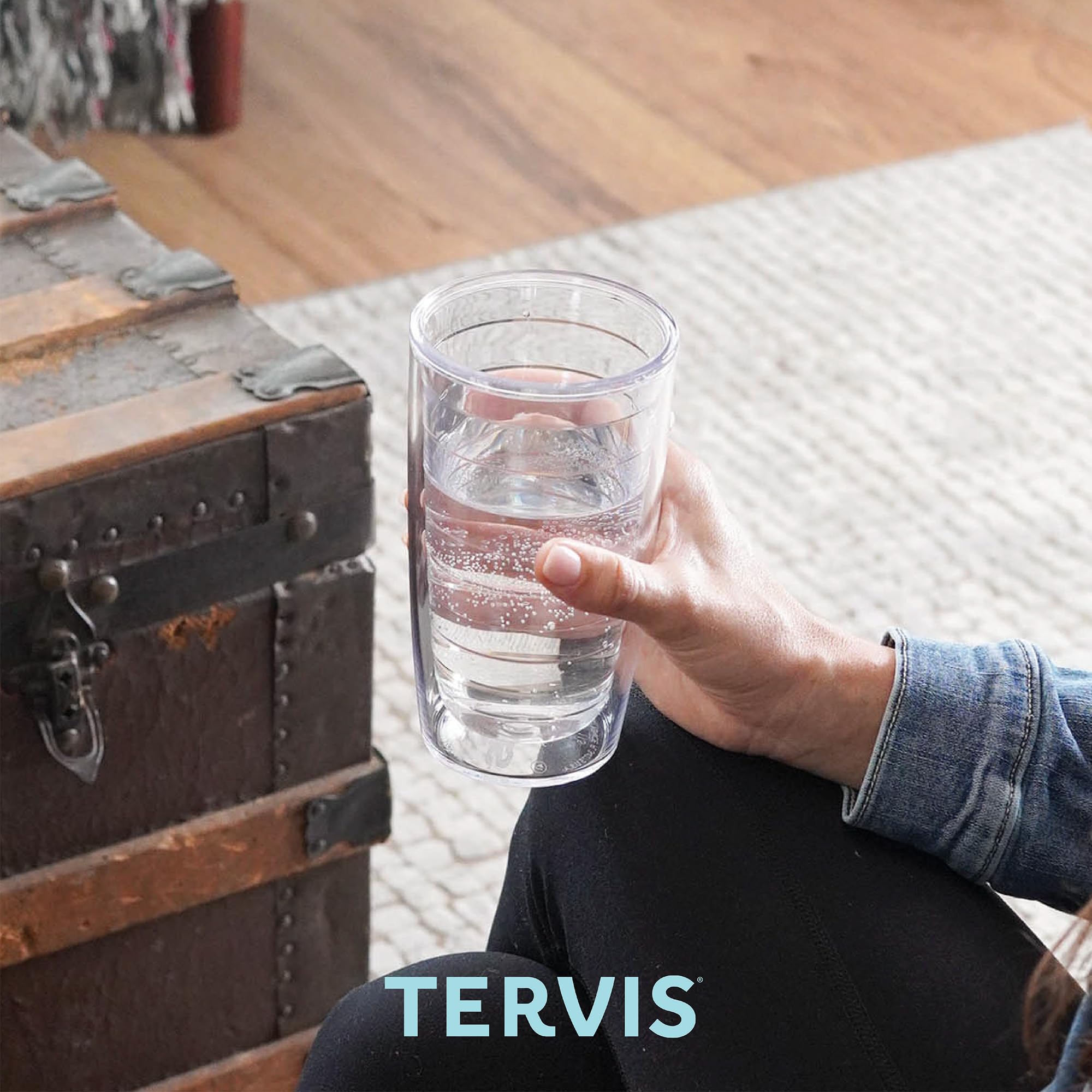 Tervis Made in USA Double Walled Beach House Retreat Collection Insulated Tumbler Cup Keeps Drinks Cold & Hot, 16oz 4pk, Beach Retreat Assorted - No Lid