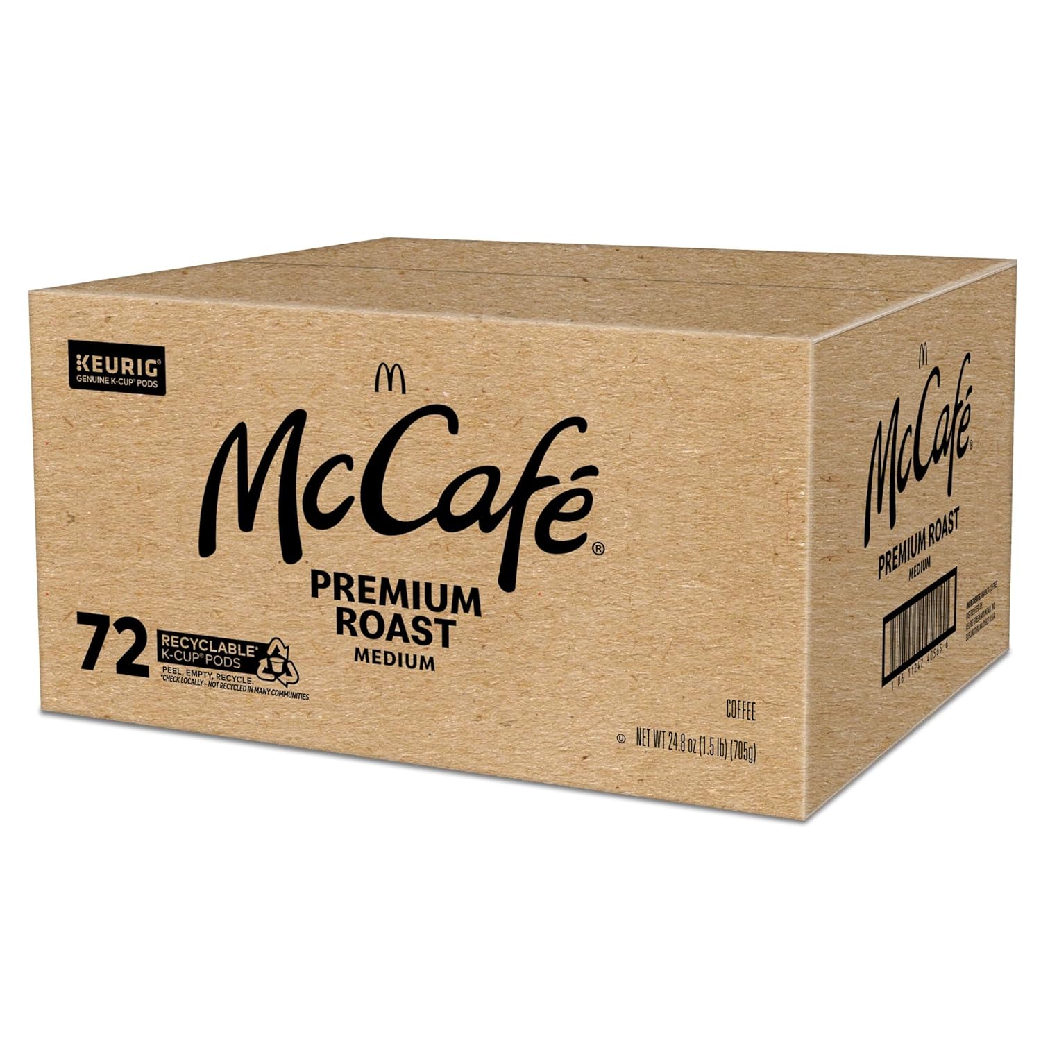 McCafe Premium Roast Coffee - Medium Roast Keurig K-Cup Pods | 72 Count for Rich Flavor