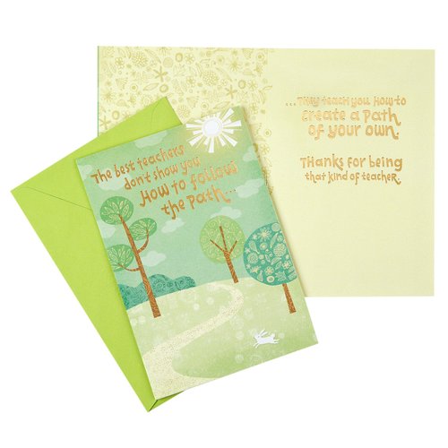 Hallmark Teacher Appreciation Card Assortment for Day Care, Preschool, Elementary School, Graduation or Back to School (8 Cards with Envelopes)
