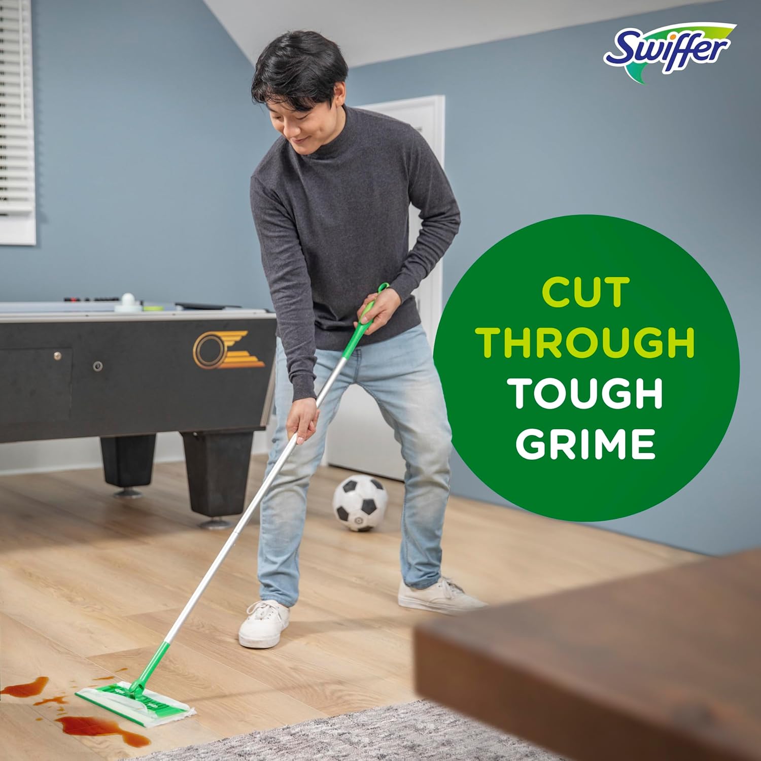 Swiffer Sweep + Mop Wet Pads Refill - All-Purpose Floor Cleaner for Dirt & Dust | Lavender, 24ct