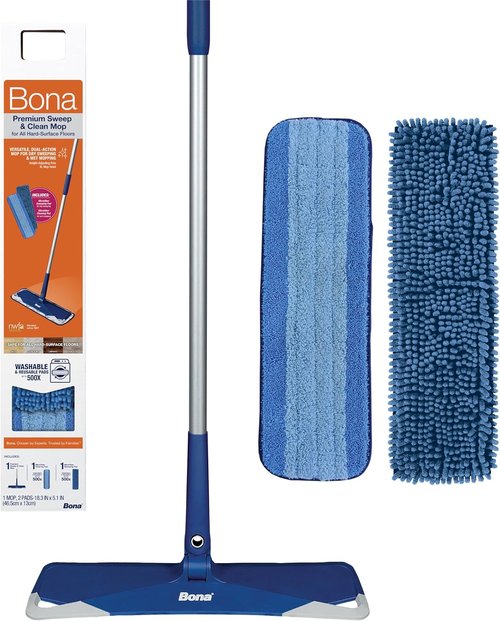 Bona Premium Mop - Multi-Surface Floor Cleaning Solution for Effortless Shine and Cleanliness