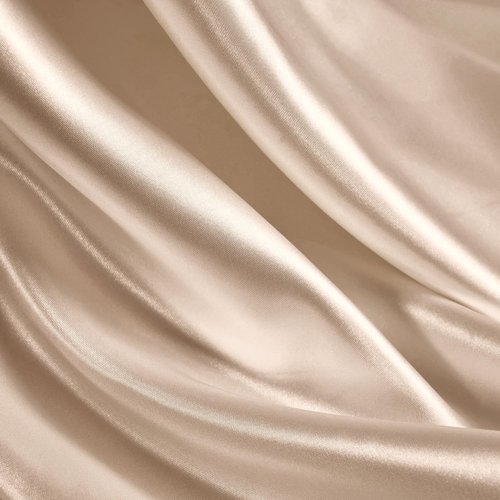 GOLAL Satin Sheets Queen Size - 4 Pieces Luxury Silky Soft Bed Sheets, Wrinkle-Free Champagne Satin Silk Sheet Set with 1 Deep Pocket Fitted Sheet, 1 Flat Sheet, 2 Pillow Cases
