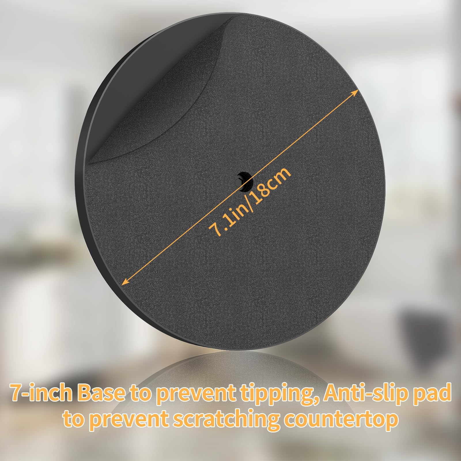 Hand Towel Stand, Hand Towel Holder for Bathroom Countertop Kitchen, 16.5IN Adjustable Retractable T-Shape Hand Towel Rack, Matte Black