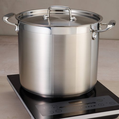 Tramontina Gourmet Stainless Steel 20-Quart Large Stock Pot with Lid