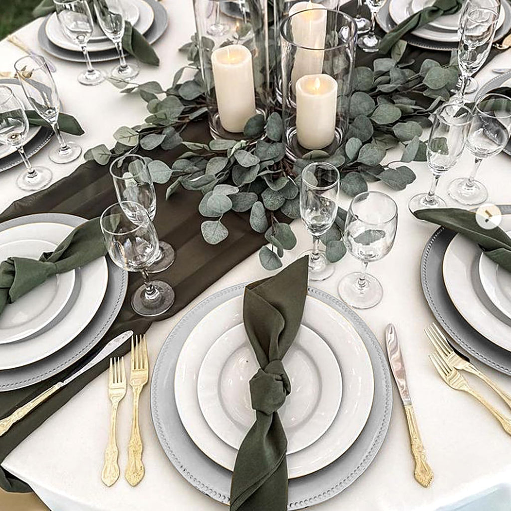 24 Pcs Silver Charger Plates Bulk,13" Round Beaded Plate Chargers for Dinner Plates, Decorative Dinner Charger Plastic Table Chargers for Wedding Holiday Party Baby Shower Event Decoration (Silver)