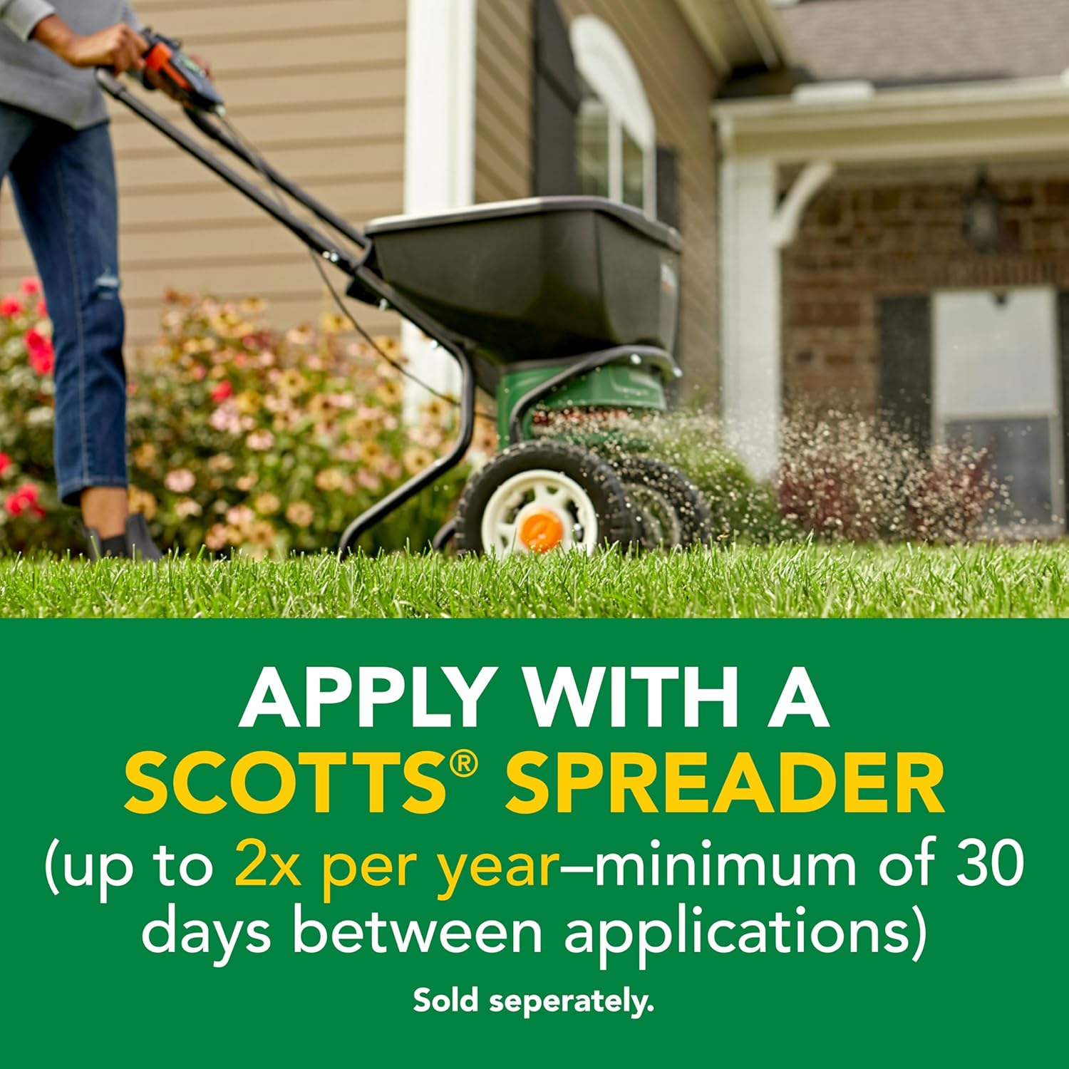 Scotts Turf Builder Weed and Feed 5 - Powerful Weed Killer & Lawn Fertilizer for 12,000 sq. ft.