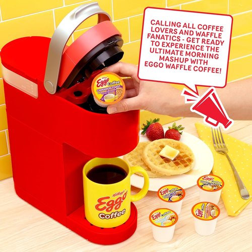 Eggo Beverages Cinnamon Toast Waffle Coffee Pods - Fair Trade Certified, 40 Count | Perfect for Keurig K-Cup Brewers