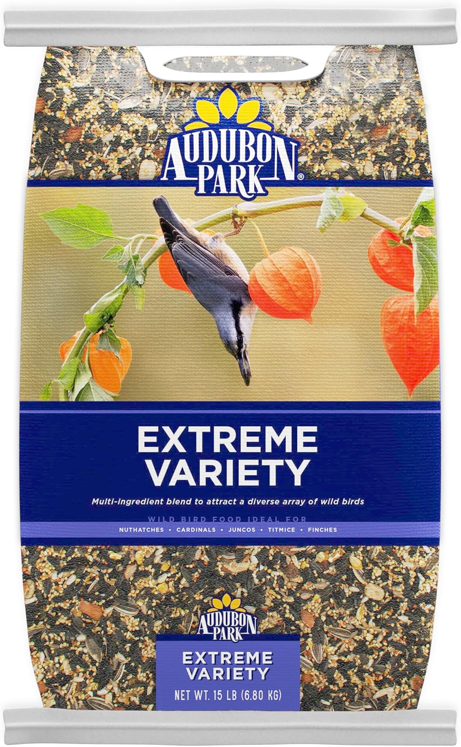 Audubon Park Wild Bird Seed - Extreme Variety for Outdoor Feeders | 15 lb Bag