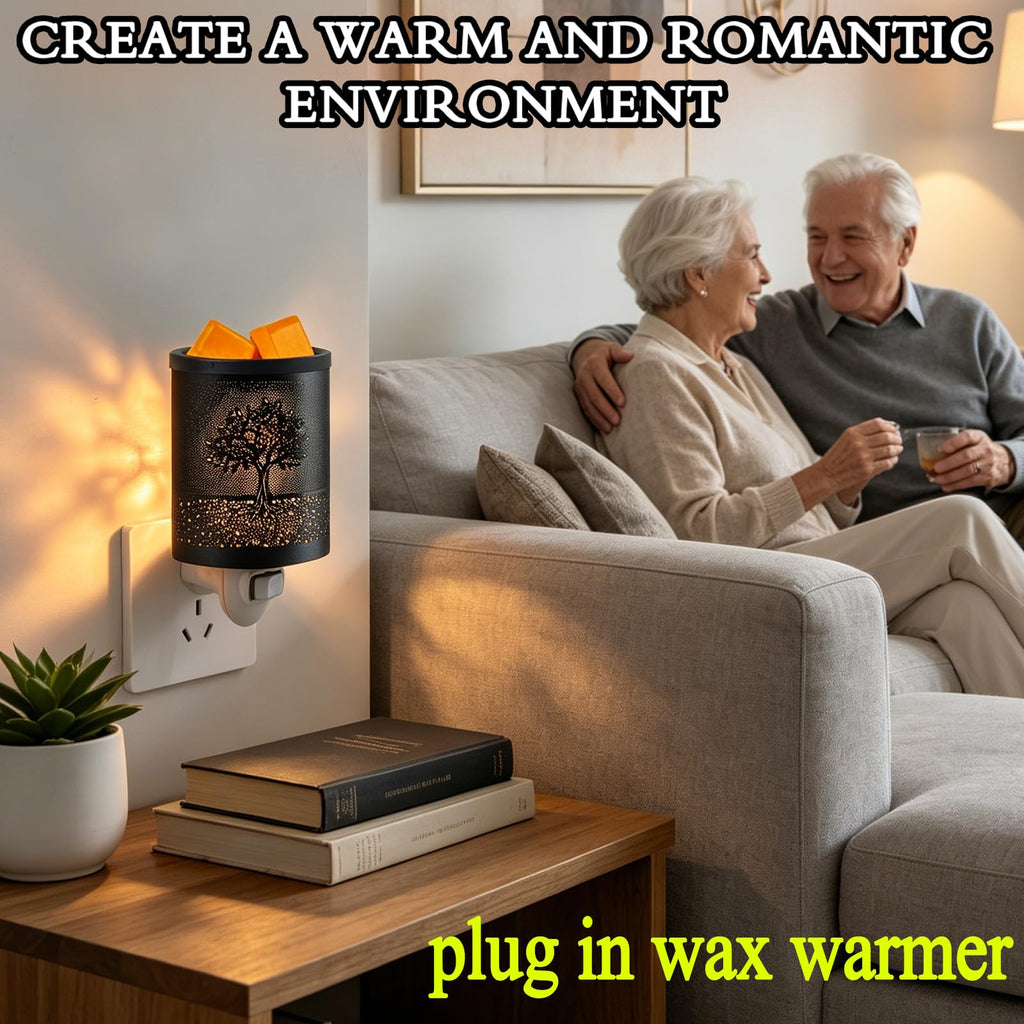 kaakuuki Large Tree Plug in Wax Warmer Candle Wax Warmer for Scented Wax melt Warmer Plug in Wax melt Warmer Wax Burner Electric Wax Melter Candle Warmer as Home Decor Gifts for Women