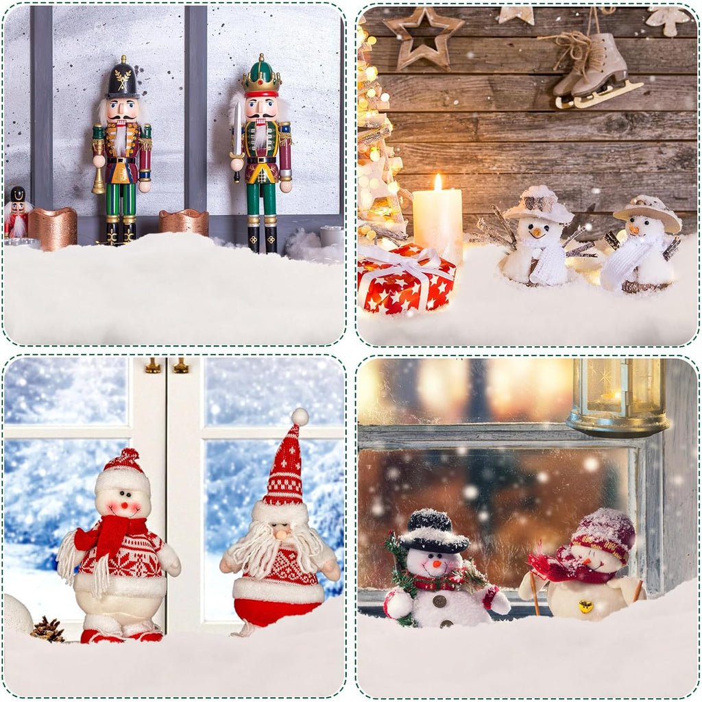 Tudomro Christmas Snow Blanket - Fluffy Faux Snow Roll for Holiday Decor | 15 Inch x 10 ft