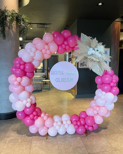 Kelfara Pink Balloon Garland Arch Kit - 109 Pcs Hot Pink & Pastel Latex Balloons | 18, 12, 10, 5 Inch for Weddings & Parties