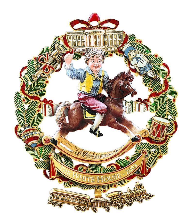 2003 White House Christmas Ornament – Child’s Rocking Horse
