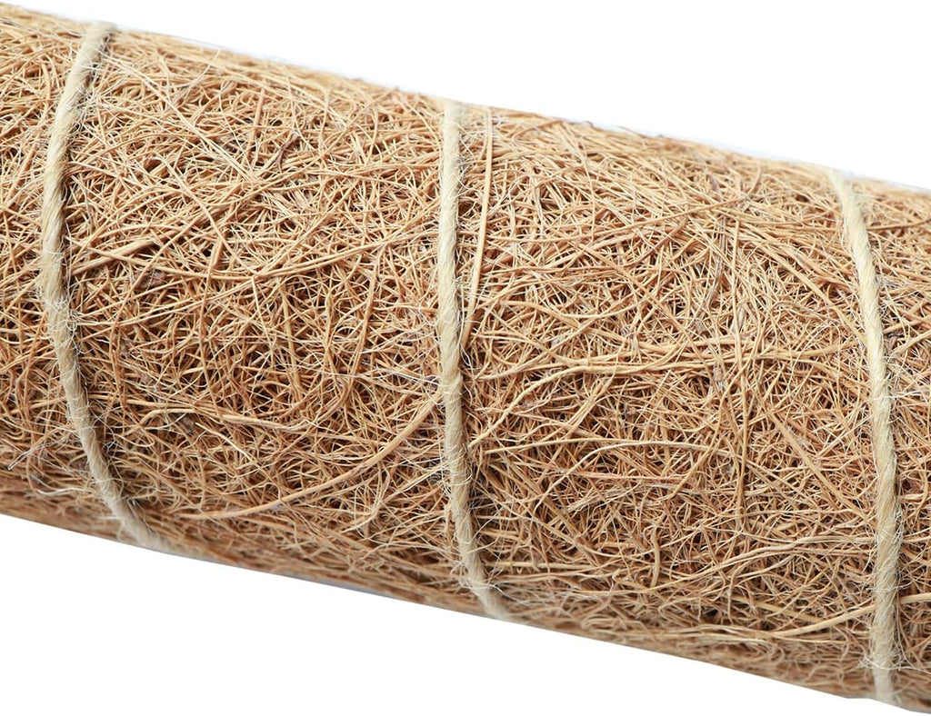 Moss Pole for Plants - 4 Pack Natural Coco Coir Climbing Support Stakes | 7.9 Inch Each, Total 31.6 Inch