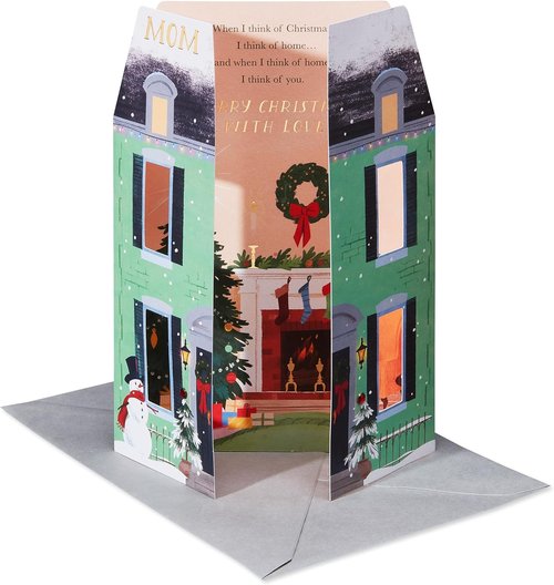 American Greetings Christmas Card - Heartfelt Message for Mom | Thoughtful Holiday Greeting