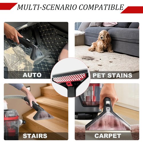 FH14050 Brush Replacement Parts Compatible with Hoover CleanSlate Plus Machine Carpet Cleaners for FH15000V FH14000 FH14000V BH14000V AH31710 AH30941 FH14052 AH31711 AH30940 Spot Tough Stain Brush