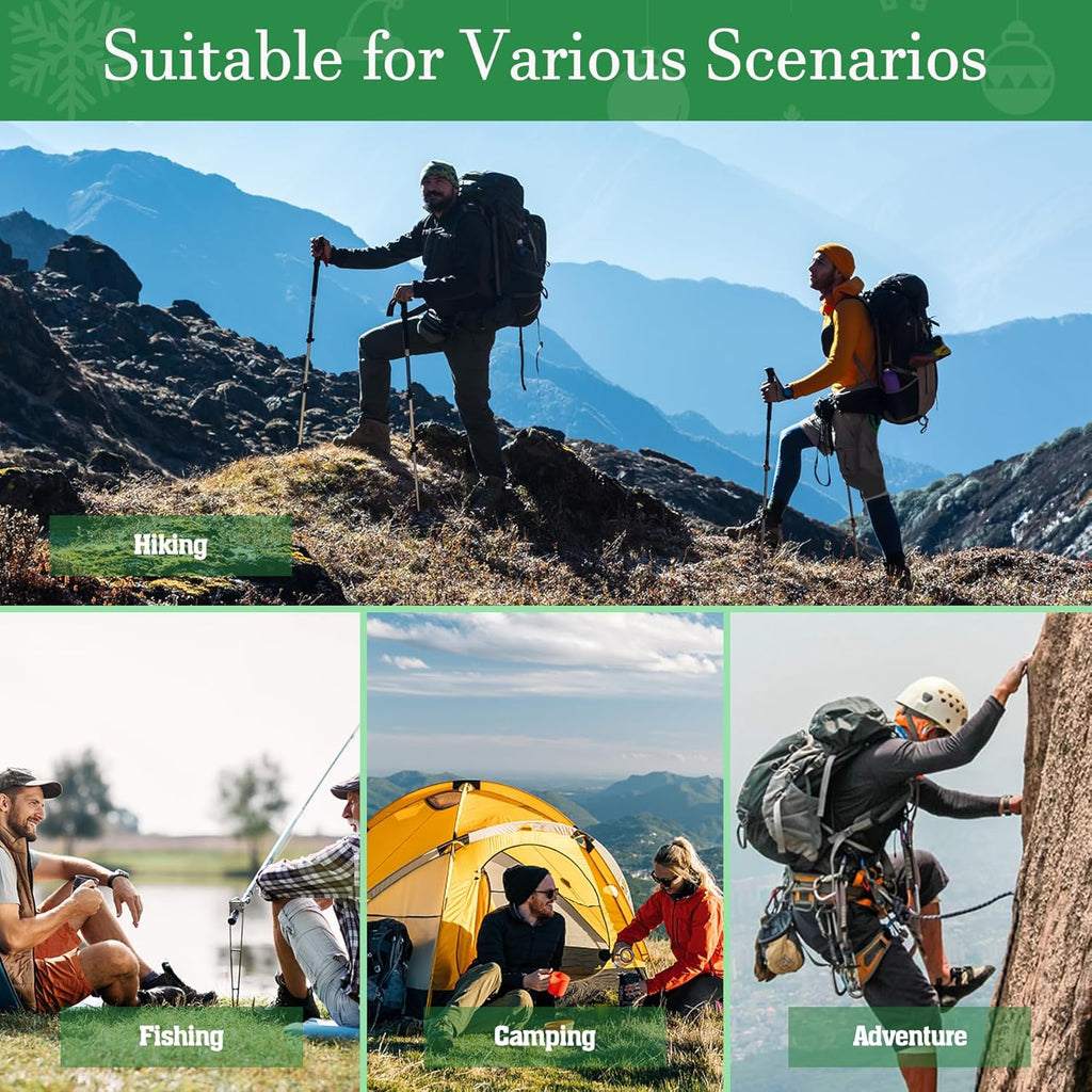 SUNNINO Survival Kit Advent Calendar 2025 - 24 Days of Outdoor Gear for Men | Perfect Xmas Gifts for Camping, Fishing, Hunting