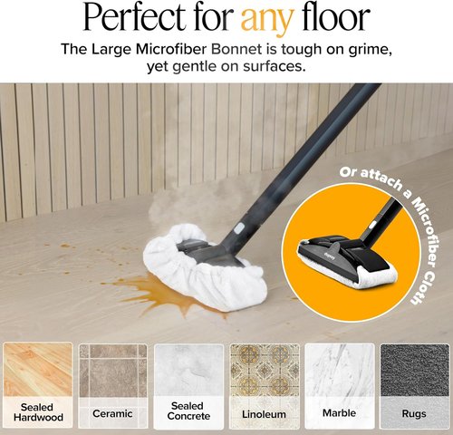 Dupray Steam Cleaning Pack Pro - 24-Piece Accessory Kit with Microfiber Cloths & Brushes