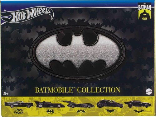 Hot Wheels 1:64 Scale Die-Cast Toy Cars - Set of 5 Batman 85th Anniversary Batmobile Replicas