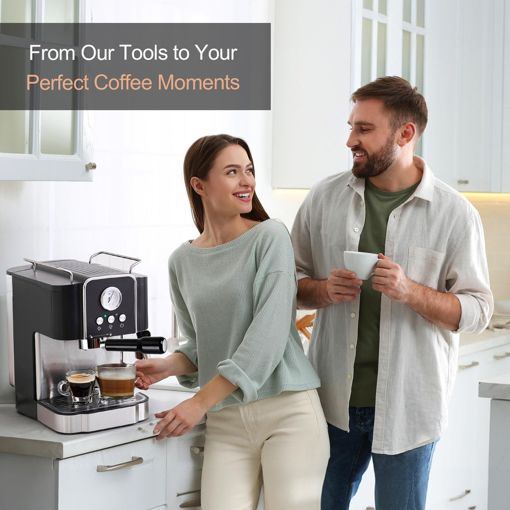 WhaleSiper Bottomless Portafilter 54mm Compatible with Breville BES870/880 & Solis etc., 3-Ear Stainless Head