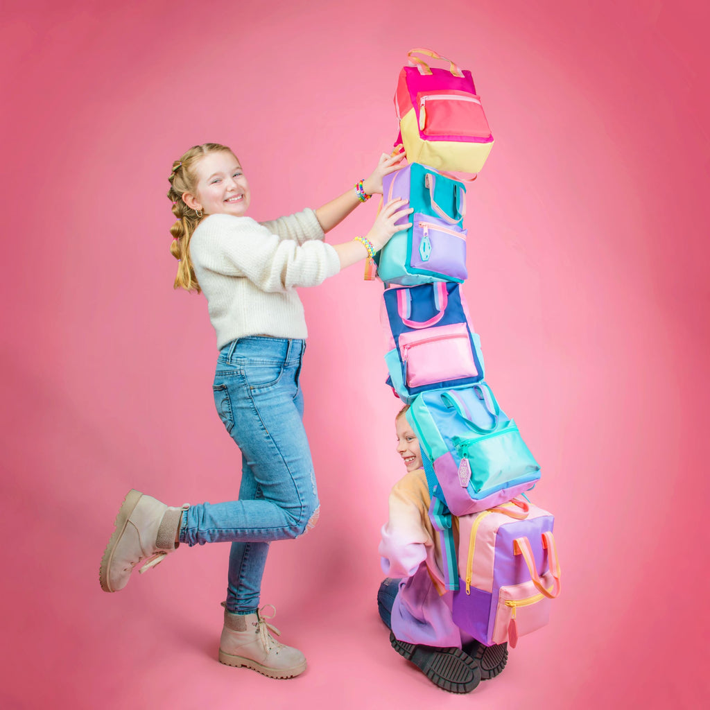 Fashion Angels Style.Lab Backpack for Kids, Mini Travel Bookbag with Cute & Stylish Retro Design, Ideal for Girls & Boys in School