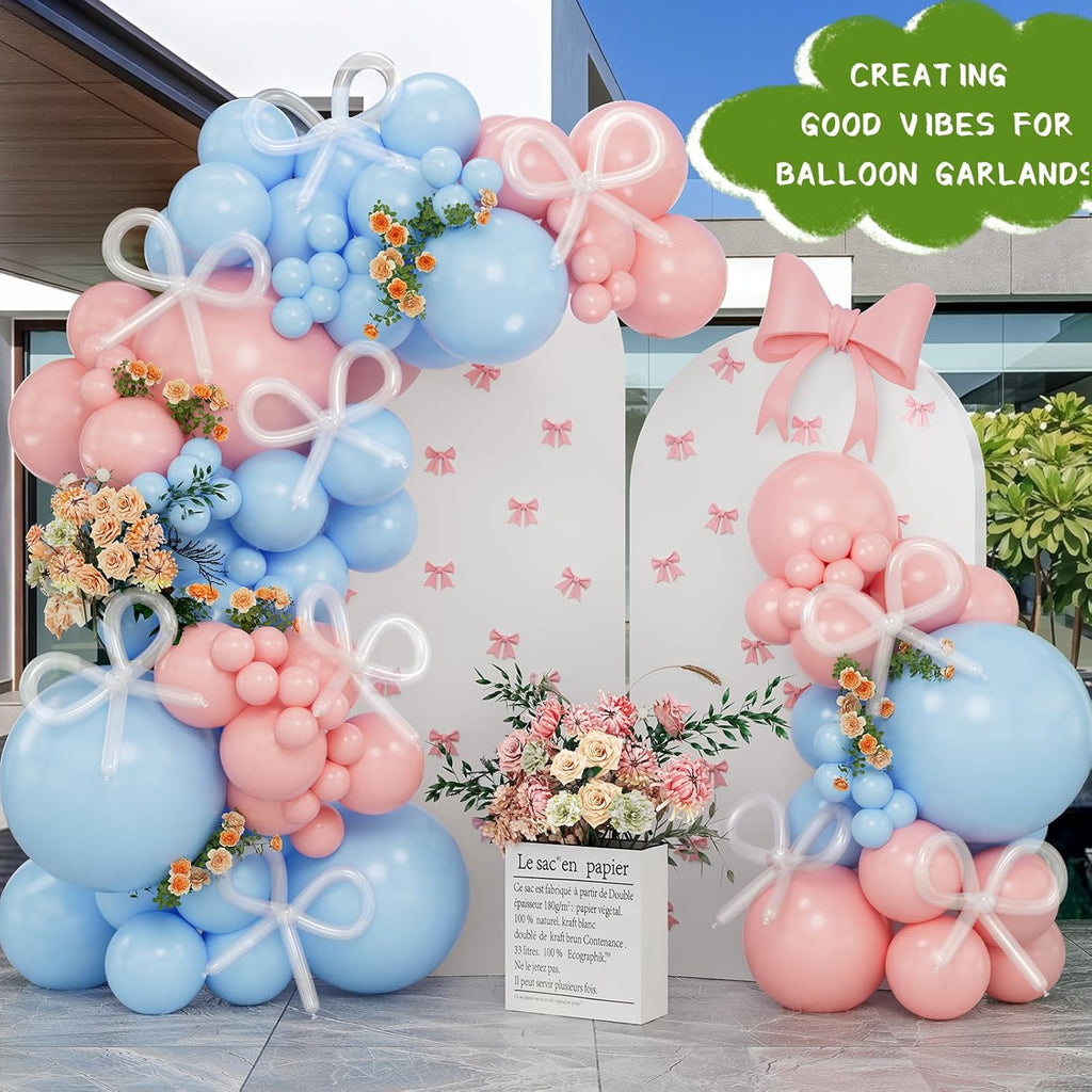 Skiennix 100 Pcs Clear 260 Balloons - Perfect for Christmas, Birthday & Wedding Decorations