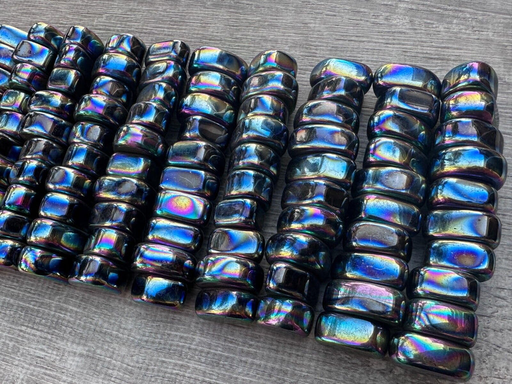 5 Pound Rainbow Fridge Magnets - Polished Magnetic Hematite, Strong and Heavy Duty for Whiteboard, Office, Classroom, Kitchen, Home, and Cabinet Accessories (Rainbow, 5 lb)