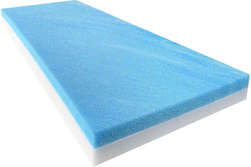 FoamTouch 2"x24"x72" Gel Memory Foam Bench Cushion Replacement Medium Firm (Seat Replacement, Upholstery Sheet, Upholstery Foam, Mattress, Sofa Cushion, Foam Rubber Padding, Couch)
