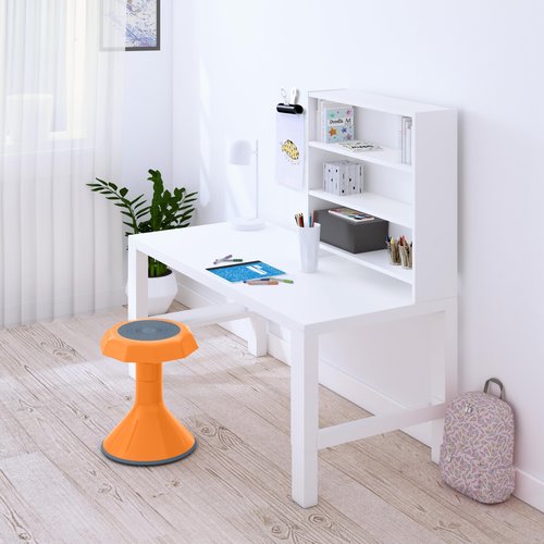 ECR4Kids ACE Active Core Engagement Wobble Stool, 15-Inch Seat Height, Flexible Seating, Orange