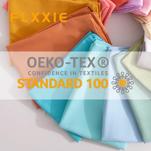 FLXXIE King Pillow Cases - Soft Microfiber Covers with Envelope Closure, 20x36, Blush Pink | Wrinkle & Stain Resistant