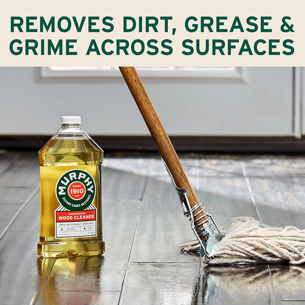 Murphy Oil Soap | Concentrated Wood Cleaner - No-Rinse Formula with Citronella Oil Scent | 32 fl oz (3 Pack)