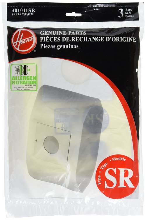 Hoover Paper Bag, Type Sr Duros Canister (Pack of 3)