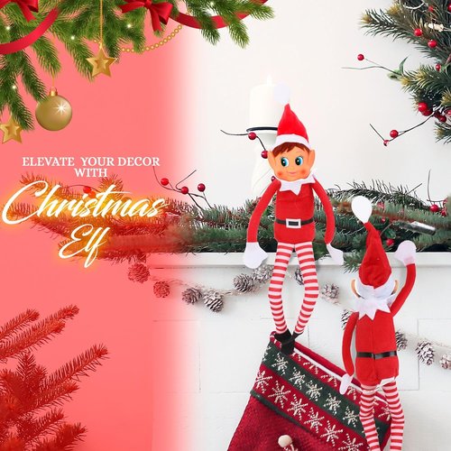Elfette Plush Toy - Christmas Elf Behaving Badly | Naughty Girl Doll - 12 Inches