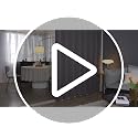 Deconovo Extra Wide Blackout Room Divider Curtain, 180"W x 96"L, Dark Grey
