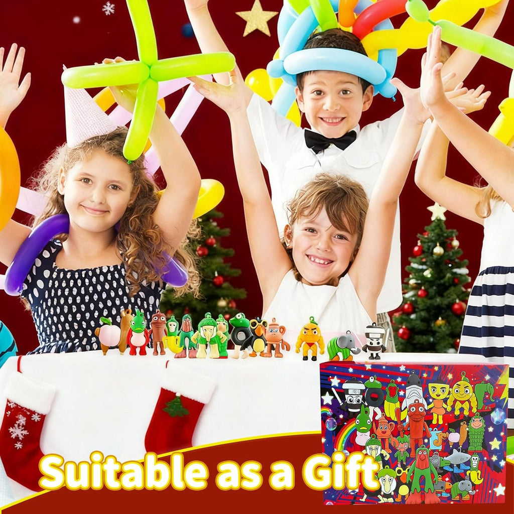 Advent Calendar 2026 - 24 Days of Surprises with Figurines for Kids | Perfect for Valentine's Day & Easter Gifts