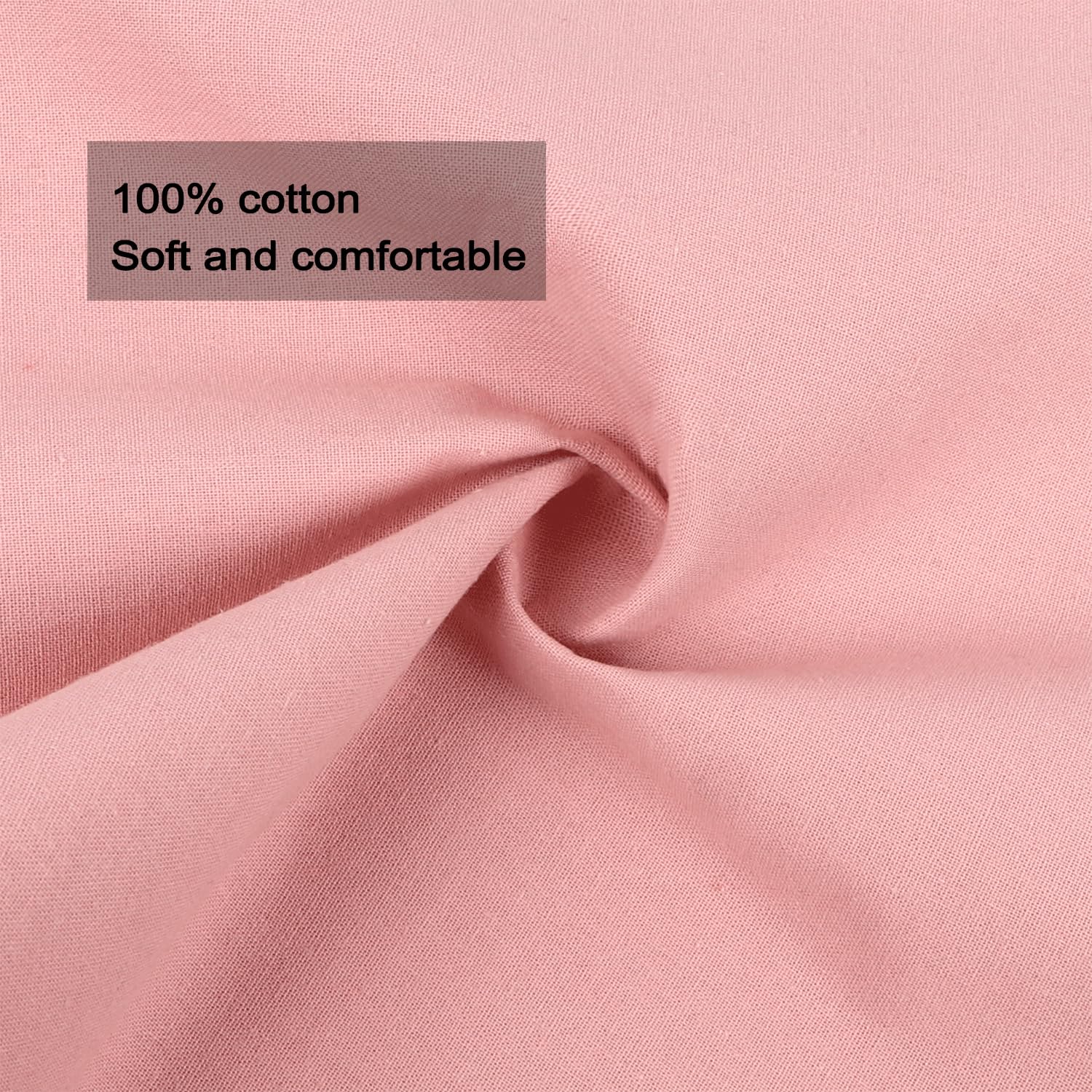 MIKI WELL Scalloped Embroidery Cloth Napkins Set of 4 14"X14" Cotton Napkins for Potluck Party Wedding Table Decor (Square Pink with Red)
