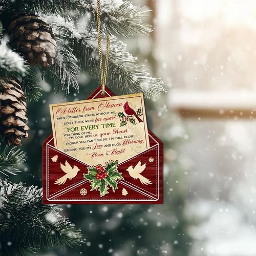 Hyturtle Memorial Christmas Ornament 2025 - Cardinal Tree Decoration for Loved Ones | Sympathy Keepsake