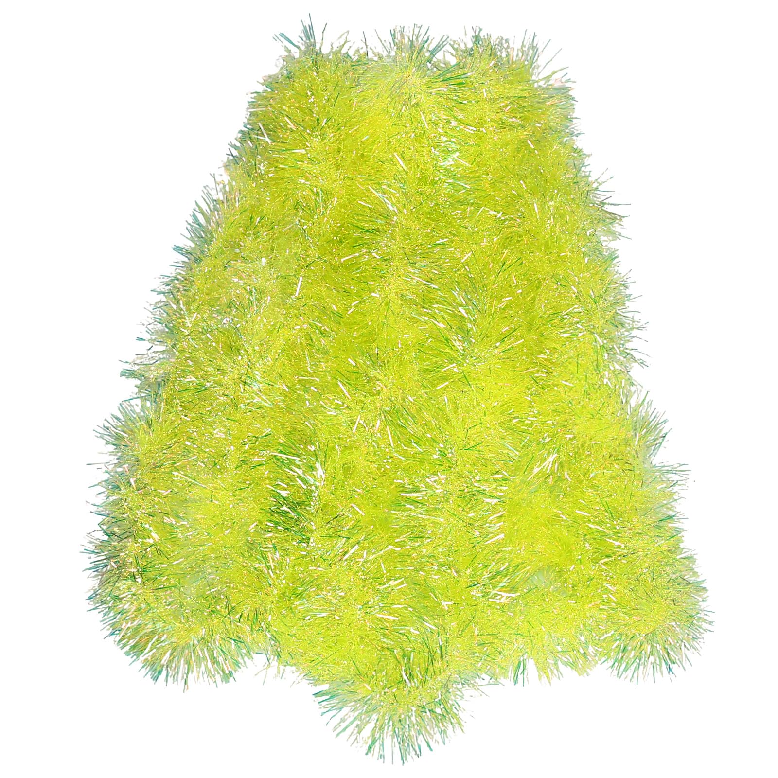 JXITON 33FT Christmas Tinsel Garland Lime Green Metallic Hanging Twisted Garland for Christmas Tree Fireplace Mantle Xmas Party Home Decoration