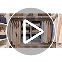 Lifewit 3-Tier Hanging Closet Organizer, Grey Foldable Storage Shelves
