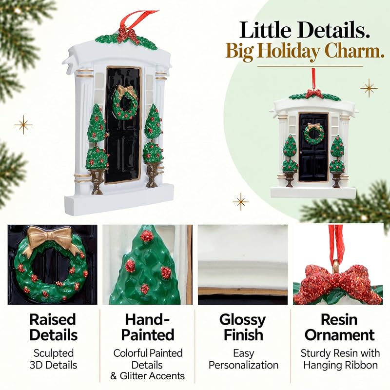 Personalized First Home Christmas Ornament - 2026 Keepsake
