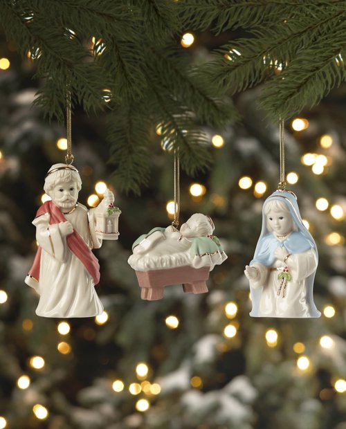 Lenox 896533 First Blessings Nativity 8-Piece Ornament Set