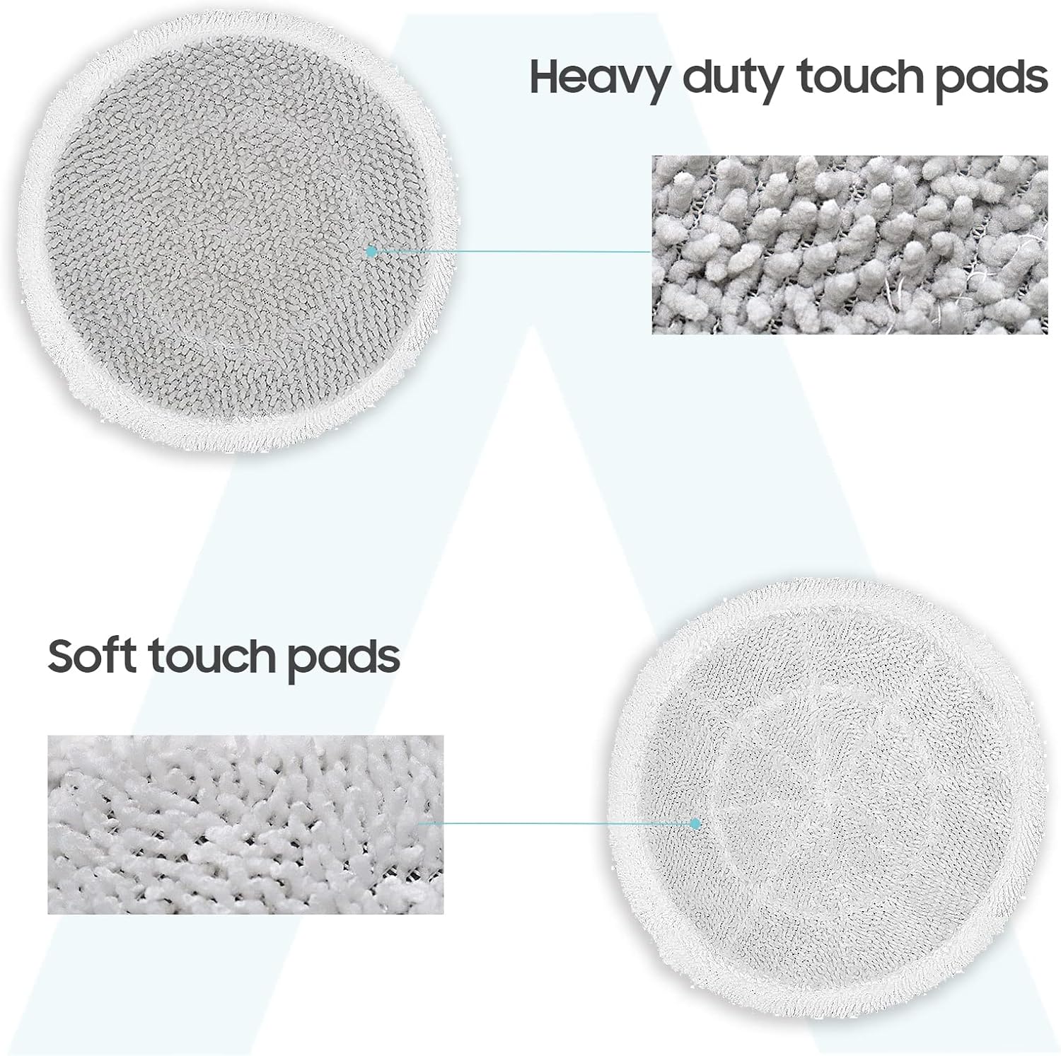 Shark 8-Pack Replacement Steam Mop Pads - Compatible with S8201, S8001, S7001, S7201 | Superior Cleaning Performance